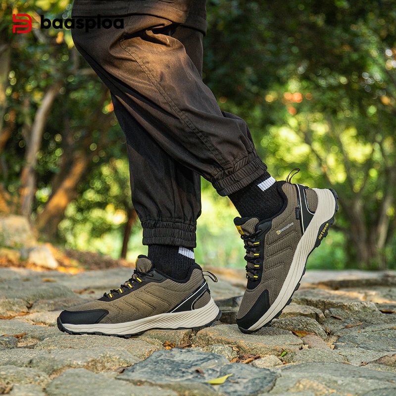 Baasploa Men Hiking Shoes Bran - Climbing Shoe Beginner recension och pris