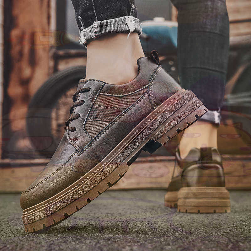 Dark Natural Leather Fashion T - Outdoor Sports Center recension och pris
